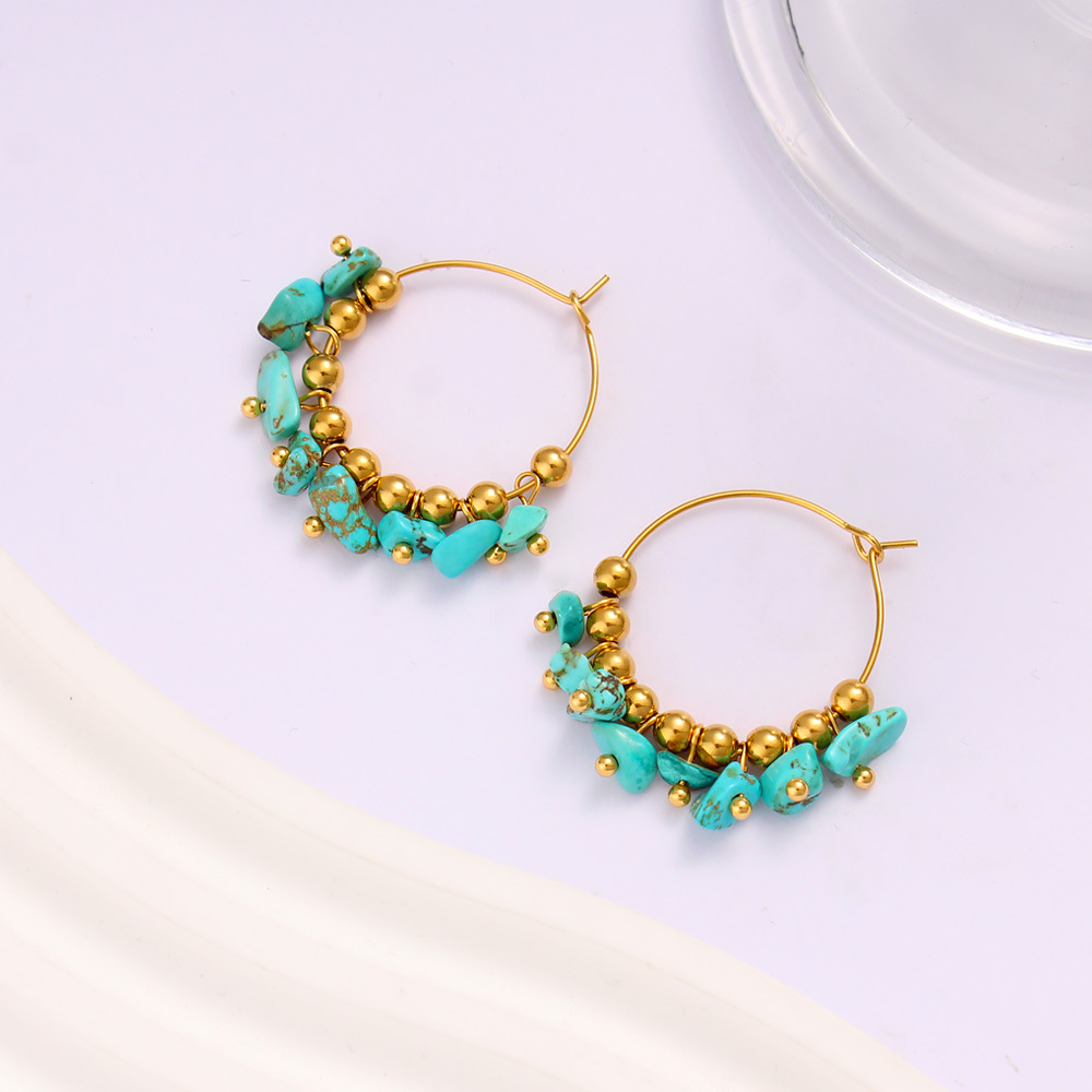French Vintage Fashion - Accesorios DIY: Pendientes grandes de acero