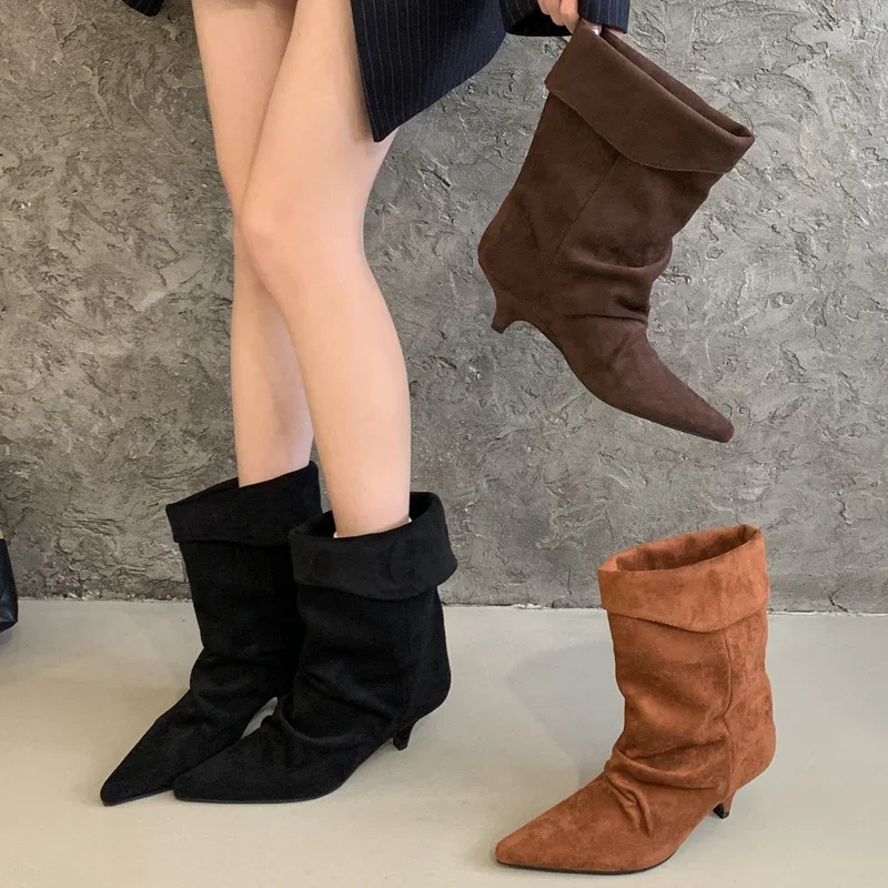 Vintage Fashion De - Botines de Invierno Aneikeh con Punta