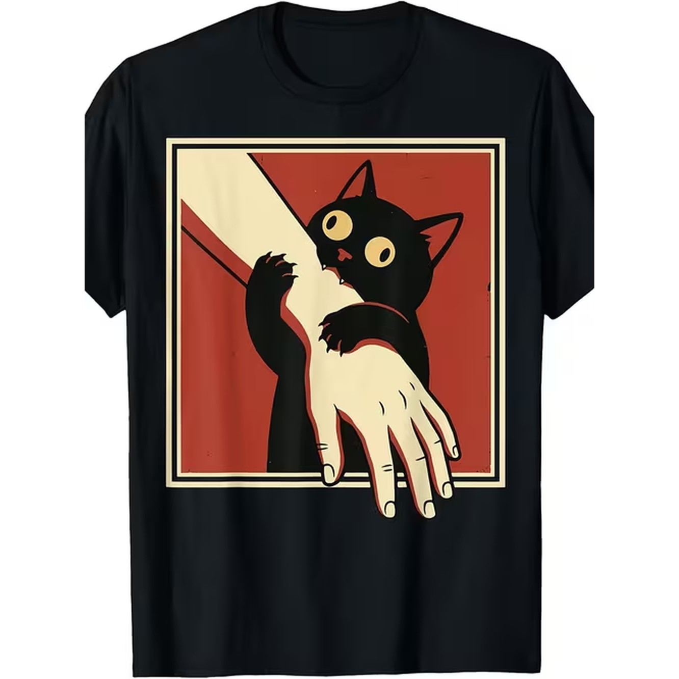 Vintage Fashion Retro Outfit - Camiseta con estampado de gato retro