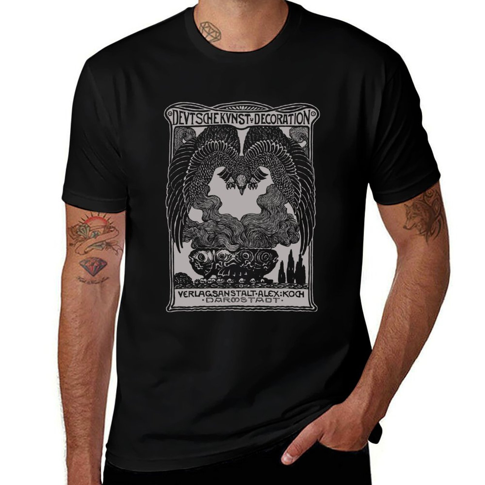 Vintage Fashion Magazine Covers - Camiseta estilo Art Nouveau vintage, estilo