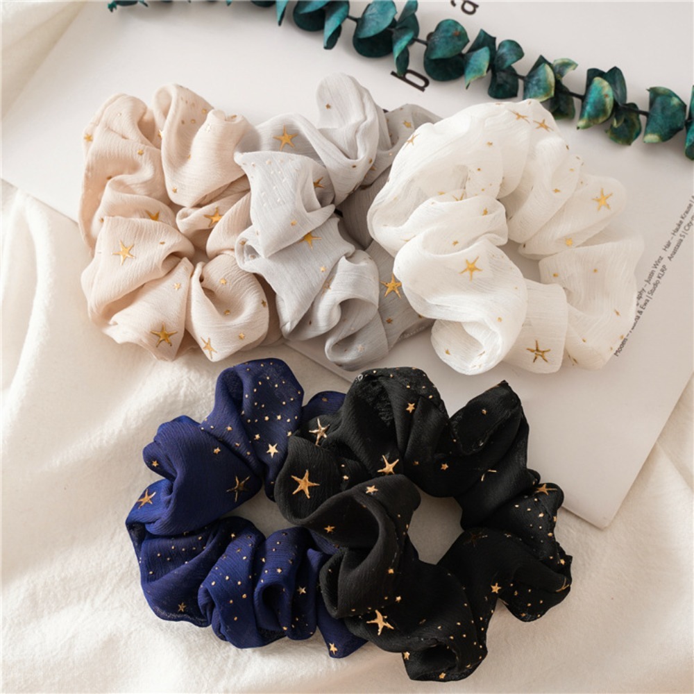 Vintage Fashion Looks - 1/5 Uds. Scrunchie estampado estilo Vintage
