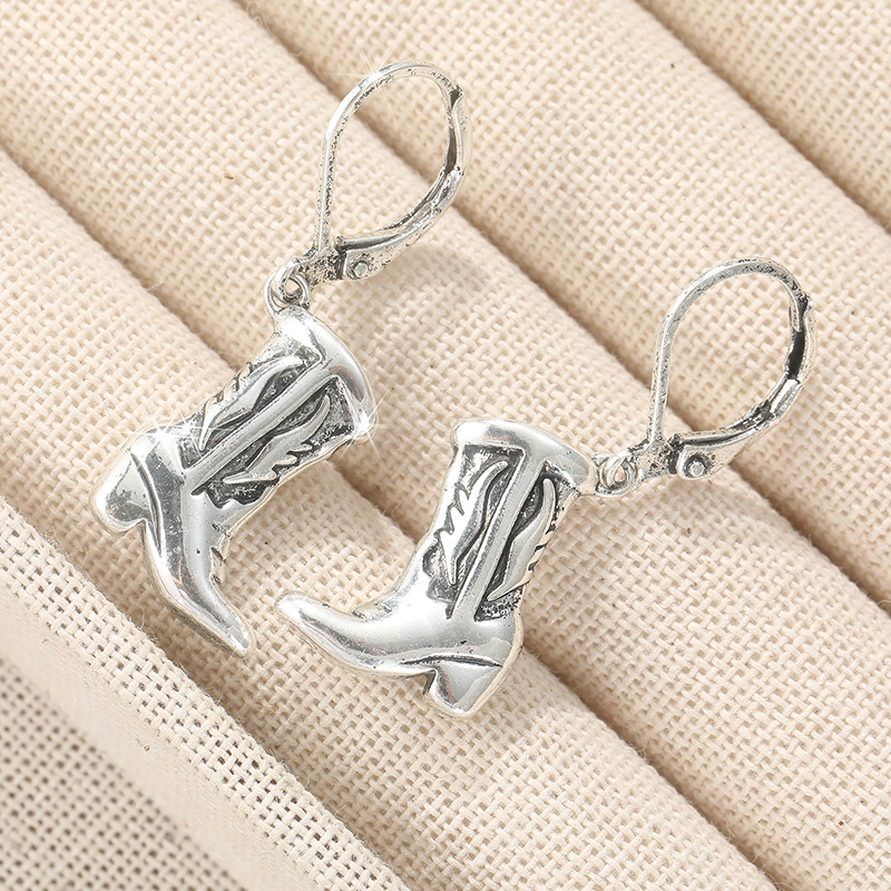 Pendientes colgantes plateados - Vintage Fashion Ideas reseña y precio