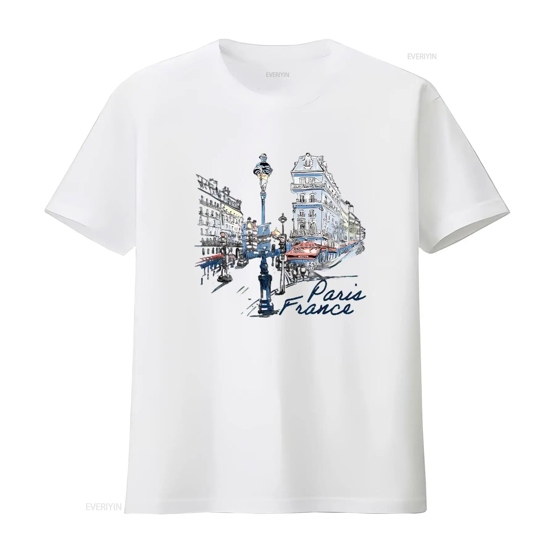 Camiseta de recuerdo de París, - Vintage Fashion In Paris reseña y precio