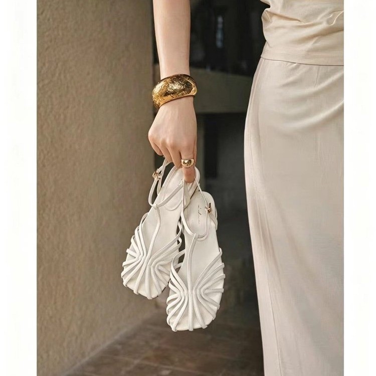 Sandalias de tacón bajo estilo - French Vintage Fashion reseña y precio
