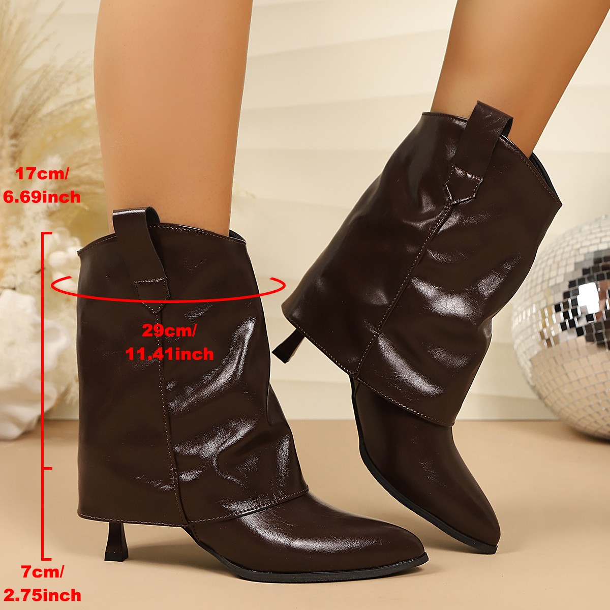 Botines Cortos de Tacón Alto c - French Vintage Fashion reseña y precio