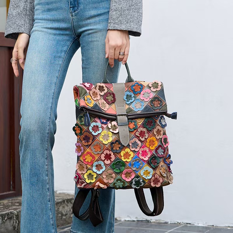 Mochila Vintage de Cuero Genui - Vintage Fashion For Women reseña y precio