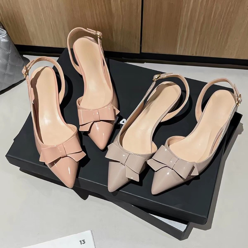 Zapatos de Tacón Medio Bow Gen - French Vintage Fashion reseña y precio