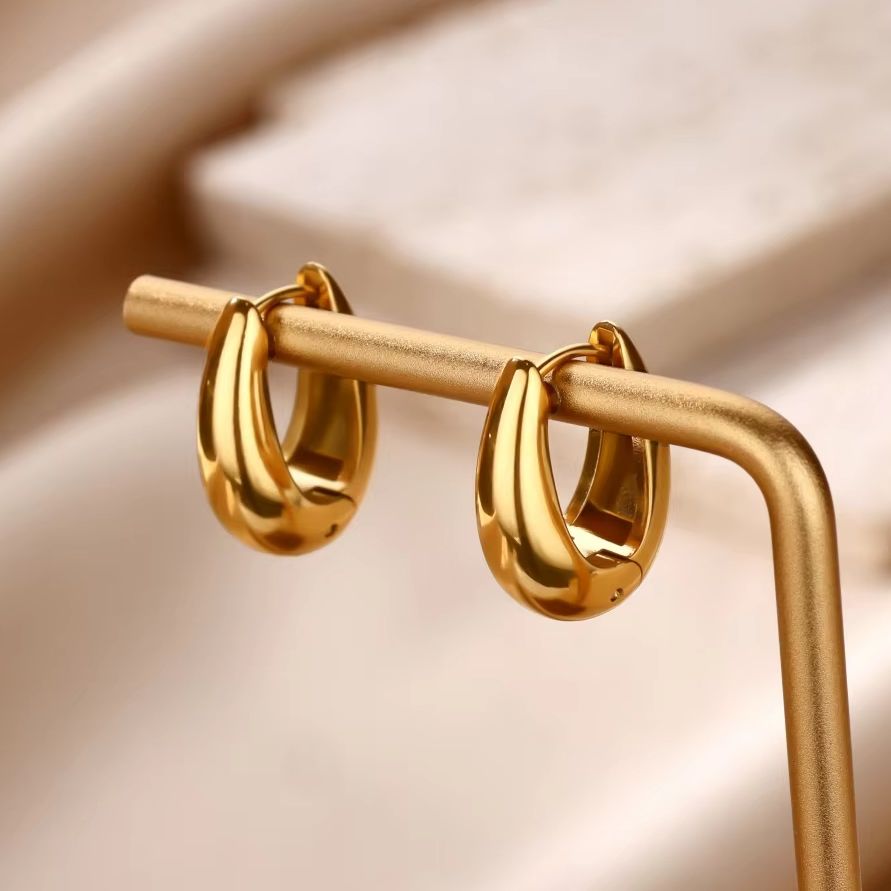 Pendientes de Aro Ovalados Peq - Vintage Fashion Ideas reseña y precio