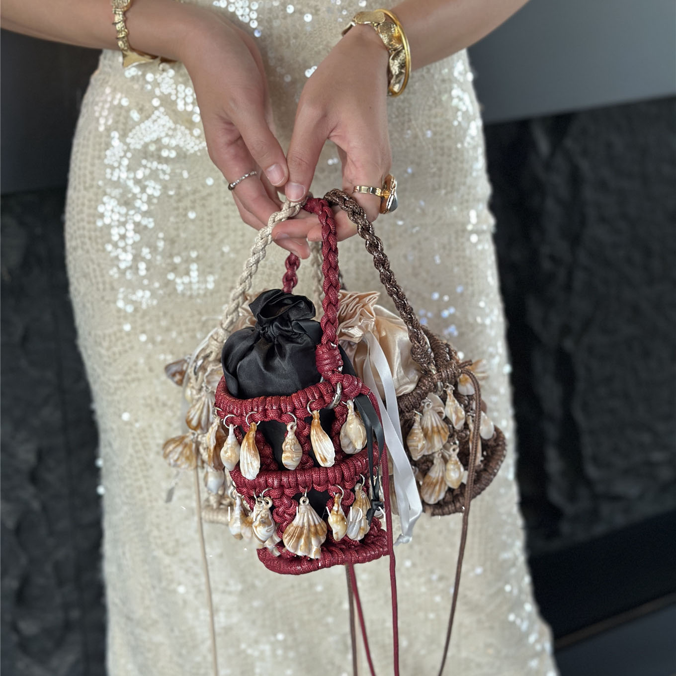 Bolso de Mano Mini con Borlas  - French Vintage Fashion reseña y precio