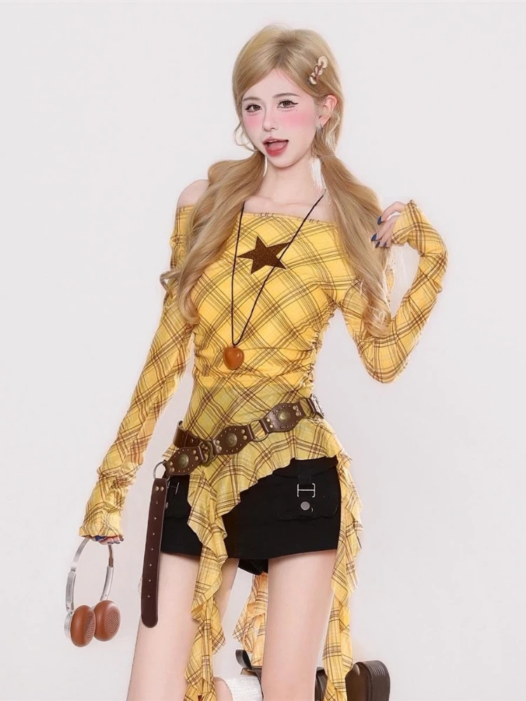 Camiseta vintage Y2K con cuell - Vintage Fashion For Women reseña y precio