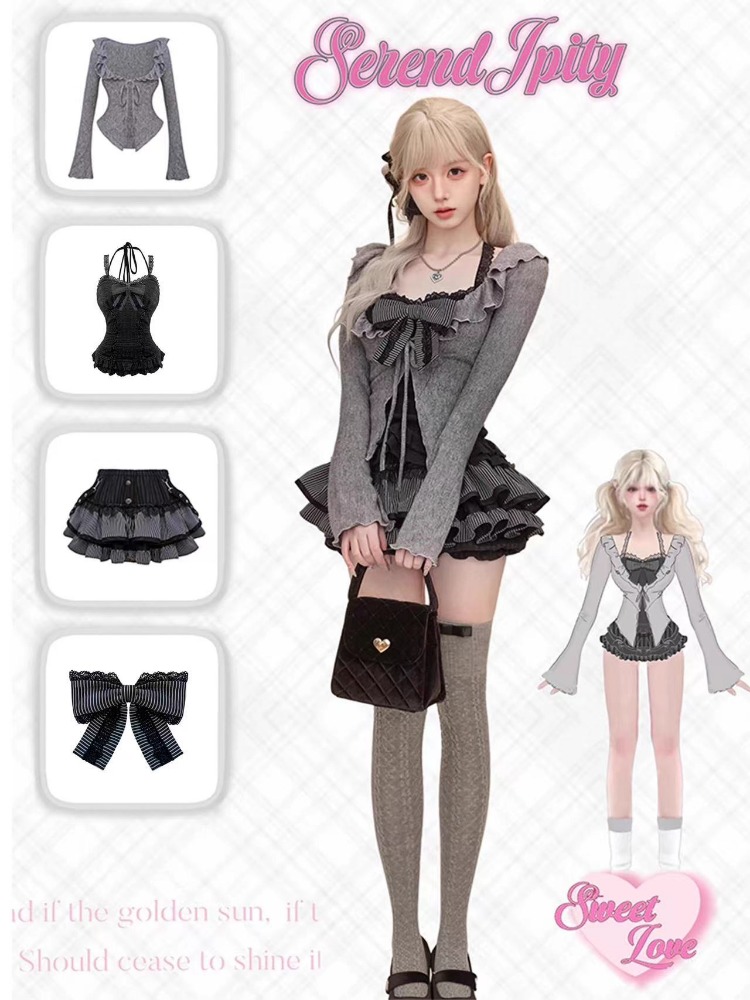 Conjunto de 2 Piezas Estilo Pr - V Vintage Fashion reseña y precio