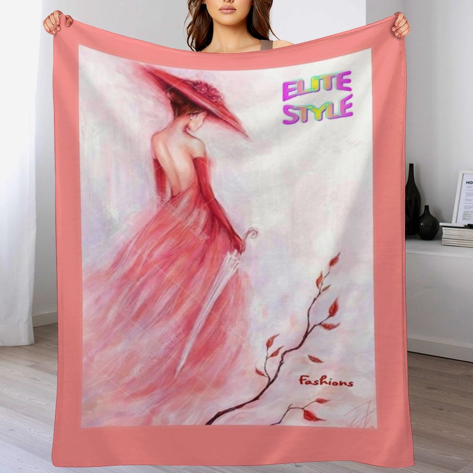 ESTILO ELITE: Manta Decorativa - Vintage Fashion Magazine Covers reseña y precio