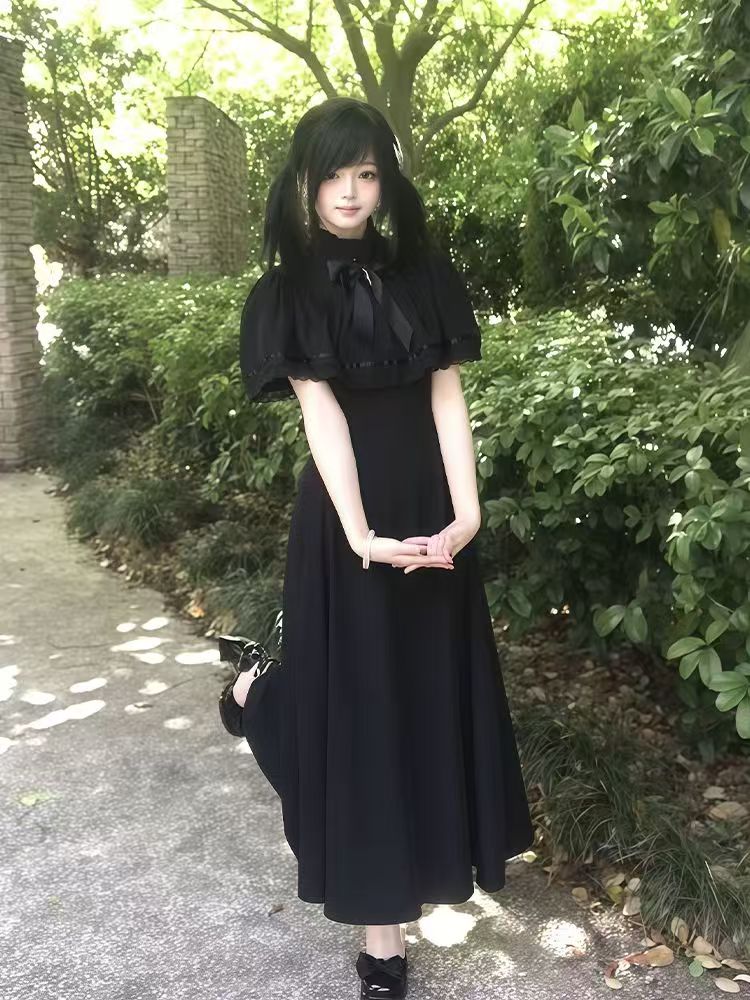 Vestido gótico Harajuku ajusta - Vintage Fashion Retro Outfit reseña y precio