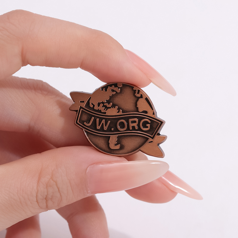 JW. ORG-Alfileres de esmalte R - Vintage Fashion Org reseña y precio