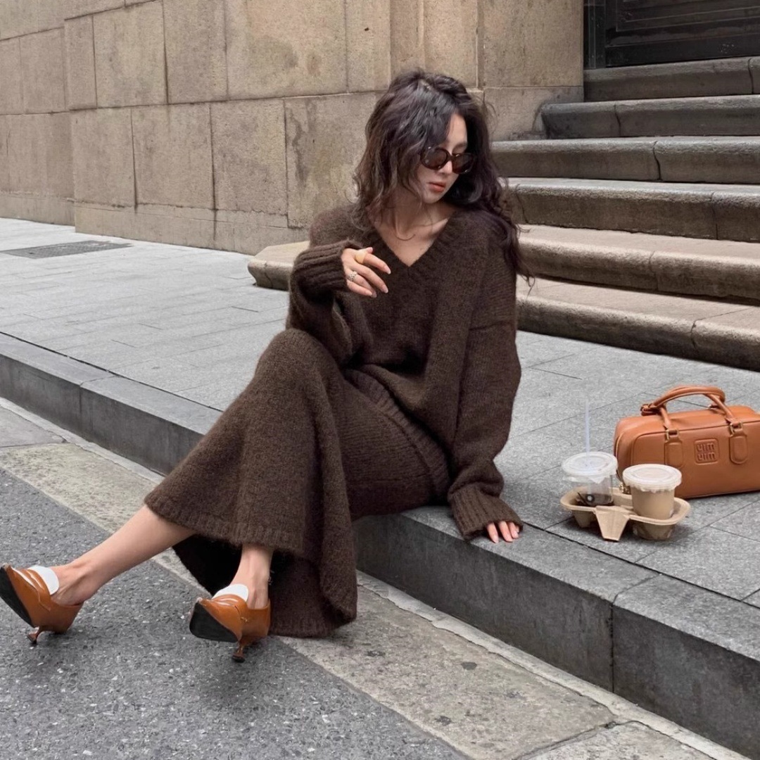 Conjunto de Suéter y Falda Tej - V Vintage Fashion reseña y precio