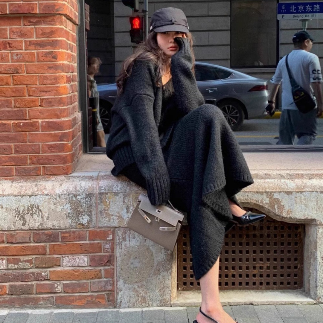 Conjunto de Suéter y Falda Tej - V Vintage Fashion reseña y precio