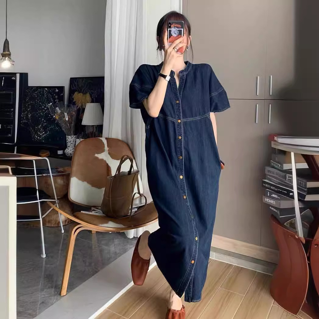 Nuevo Vestido Largo de Mezclil - French Vintage Fashion reseña y precio