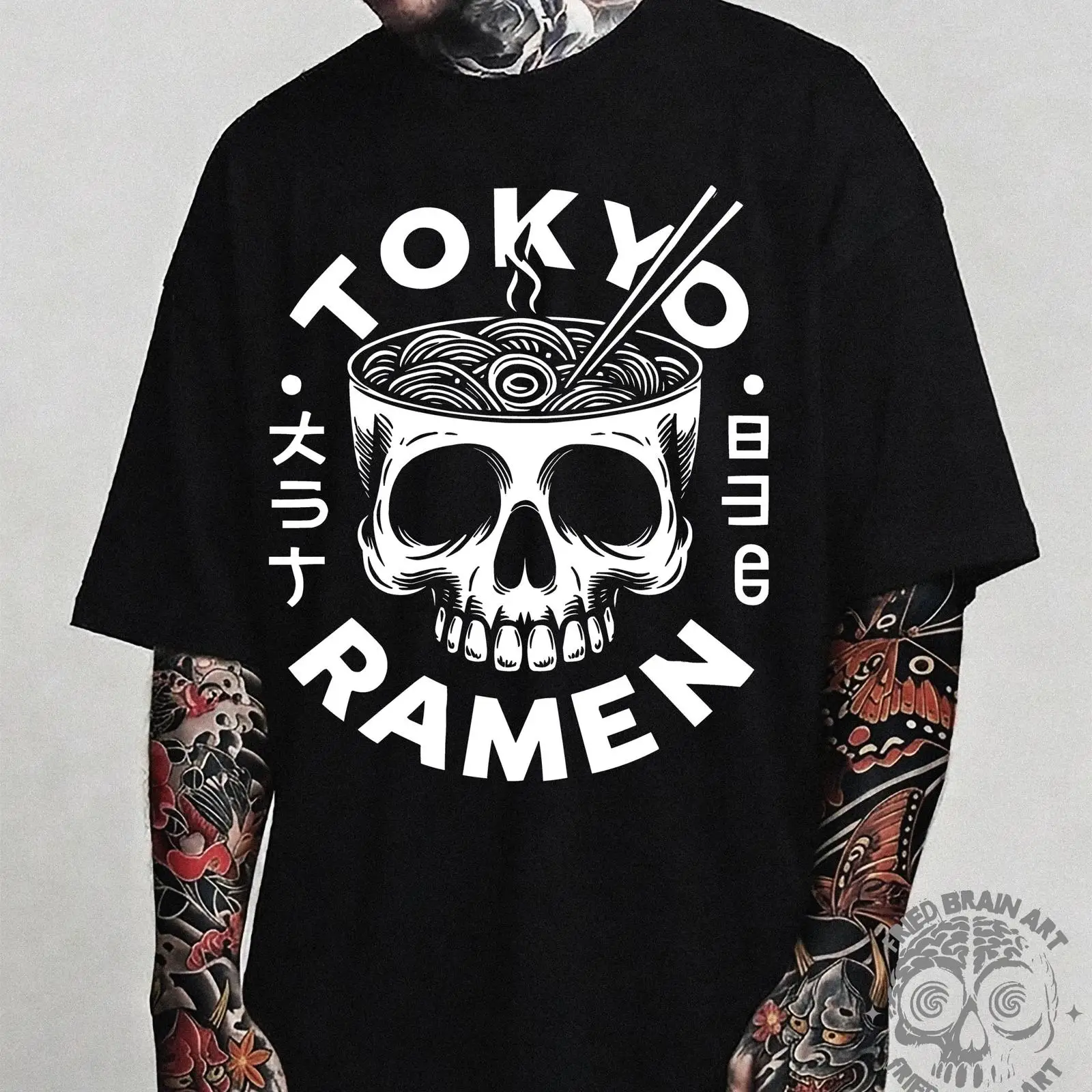 Camiseta Tokyo Skull Ramen, es - Vintage Fashion Tokyo reseña y precio