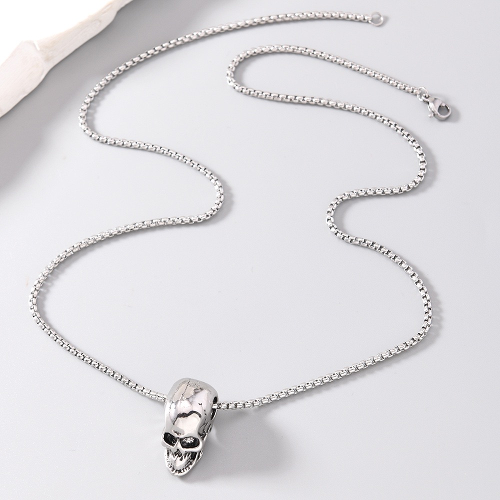 Collar de calavera de aleación - Vintage Fashion Ideas reseña y precio