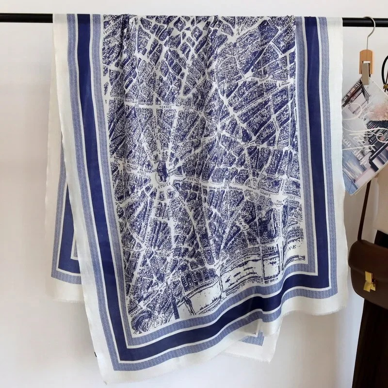 Bufanda larga suave y cálida c - Vintage Fashion In Paris reseña y precio