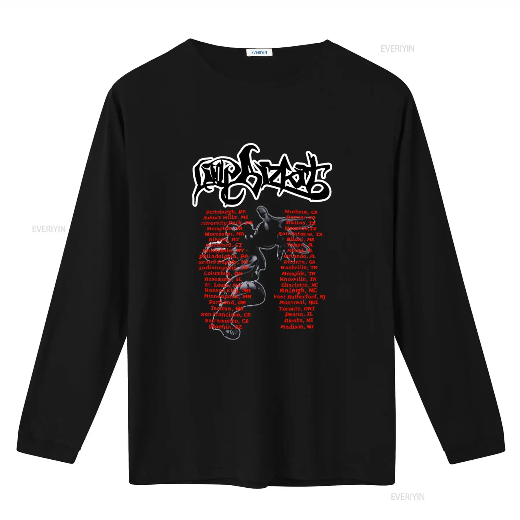 Camiseta de algodón negra de l - Vintage Fashion Ideas reseña y precio