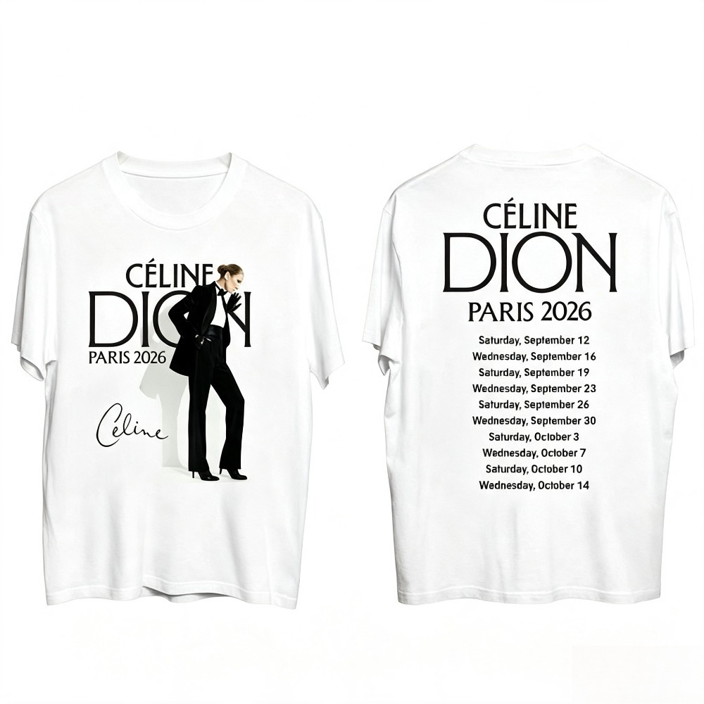 Camiseta de la gira de Celine  - Vintage Fashion In Paris reseña y precio