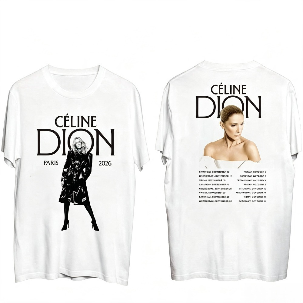 Camiseta de la gira de Celine  - Vintage Fashion In Paris reseña y precio