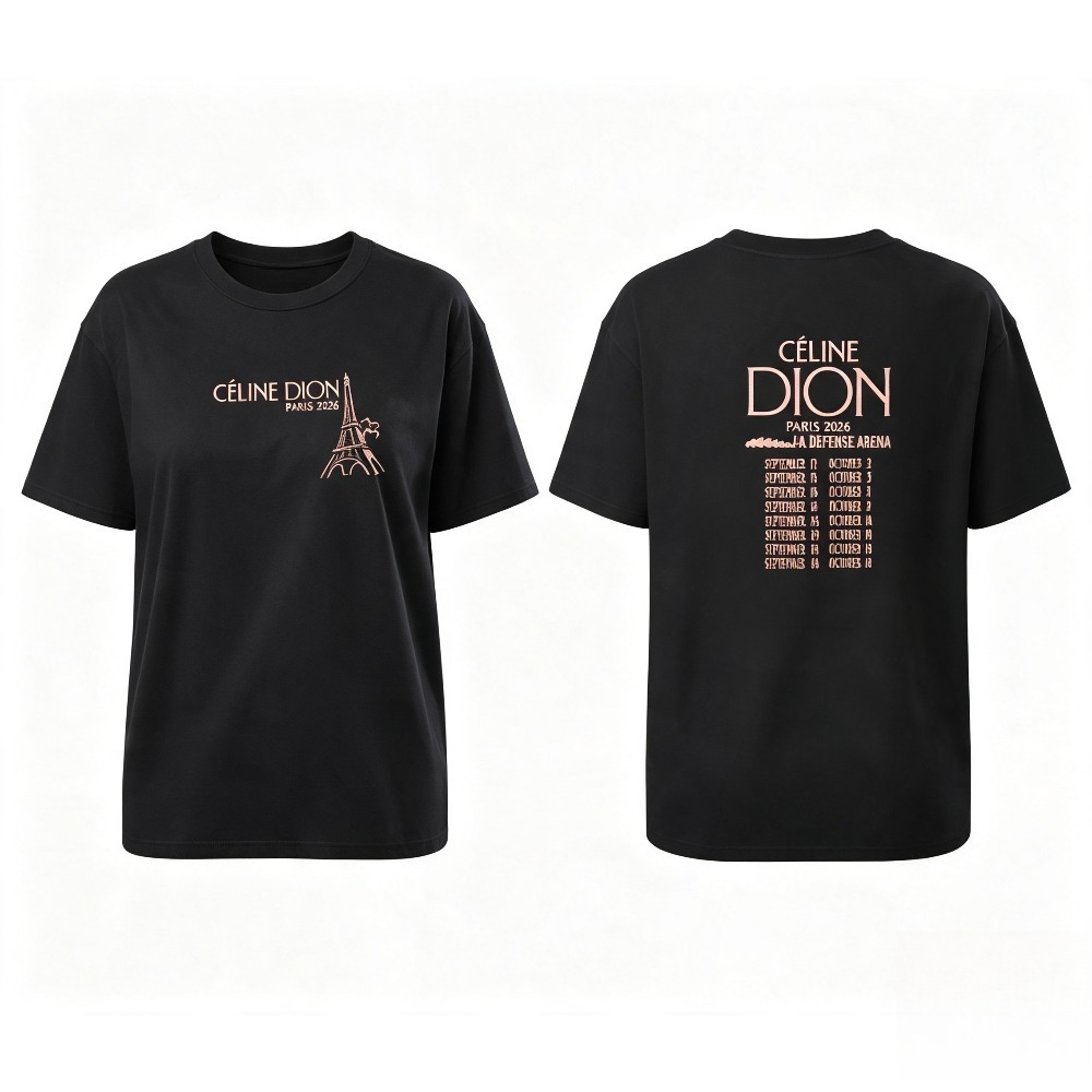 Camiseta de la gira de Celine  - Vintage Fashion In Paris reseña y precio