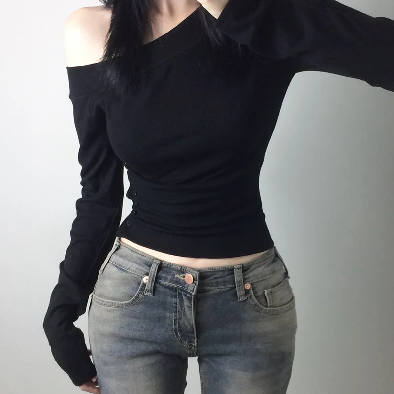 Camiseta Vintage Y2K con Boton - Vintage Fashion For Women reseña y precio