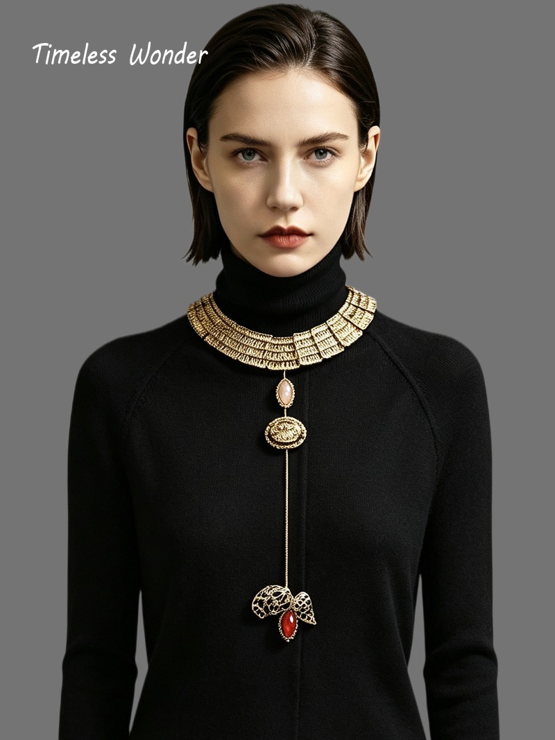 Timeless Wonder - Collar con b - Vintage Fashion Runway reseña y precio