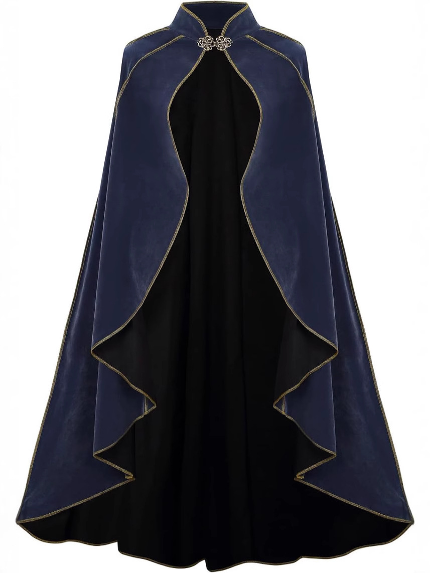 Capa de Felpa Medieval con Rib - Vintage Fashion Dresses reseña y precio