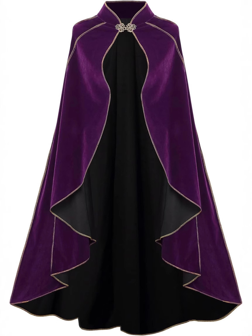 Capa de Felpa Medieval con Rib - Vintage Fashion Dresses reseña y precio