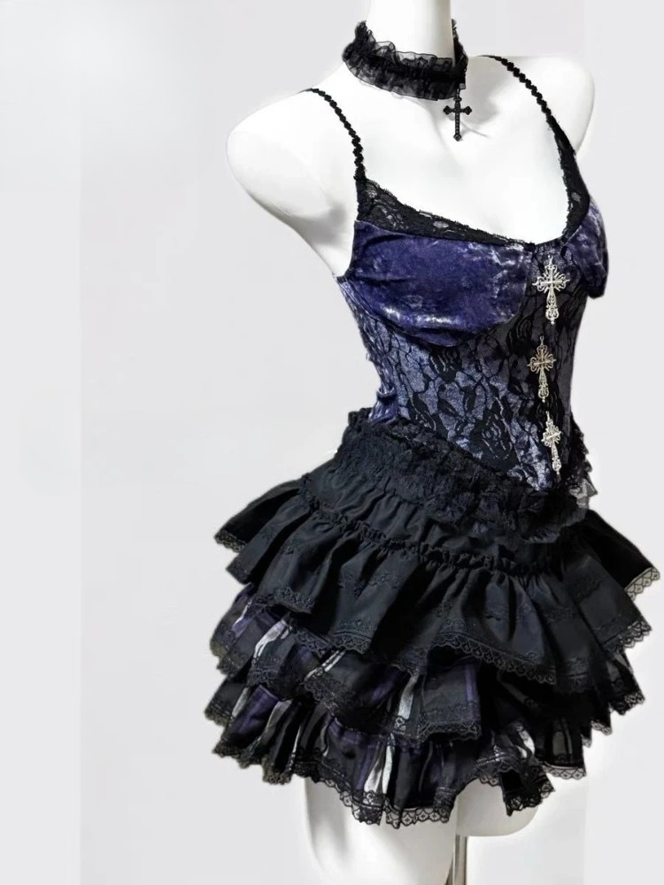Conjunto Retro Sexy de dos pie - Vintage Fashion Retro Outfit reseña y precio
