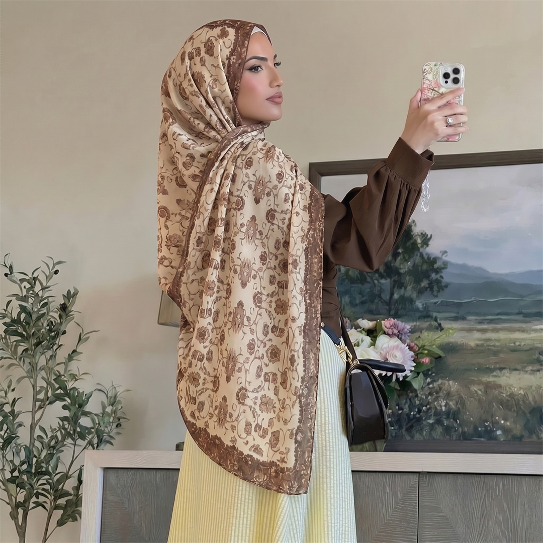 Hiyab con Estampado Floral Vin - Vintage Fashion For Women reseña y precio