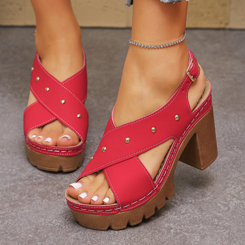 Sandalias de gladiador con cor - Vintage Fashion Dresses reseña y precio
