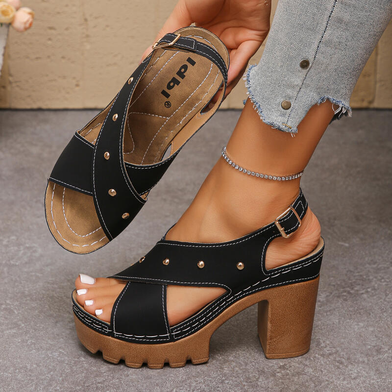 Sandalias de gladiador con cor - Vintage Fashion Dresses reseña y precio