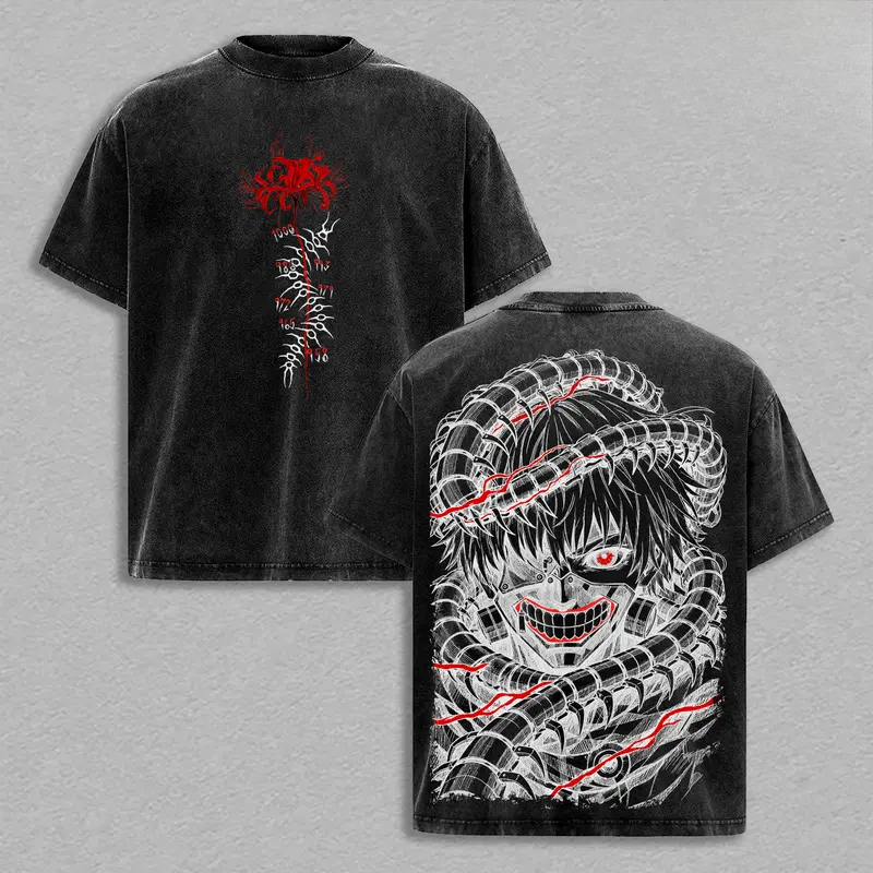 Camiseta Retro Manga Kaneki Ke - Vintage Fashion Tokyo reseña y precio