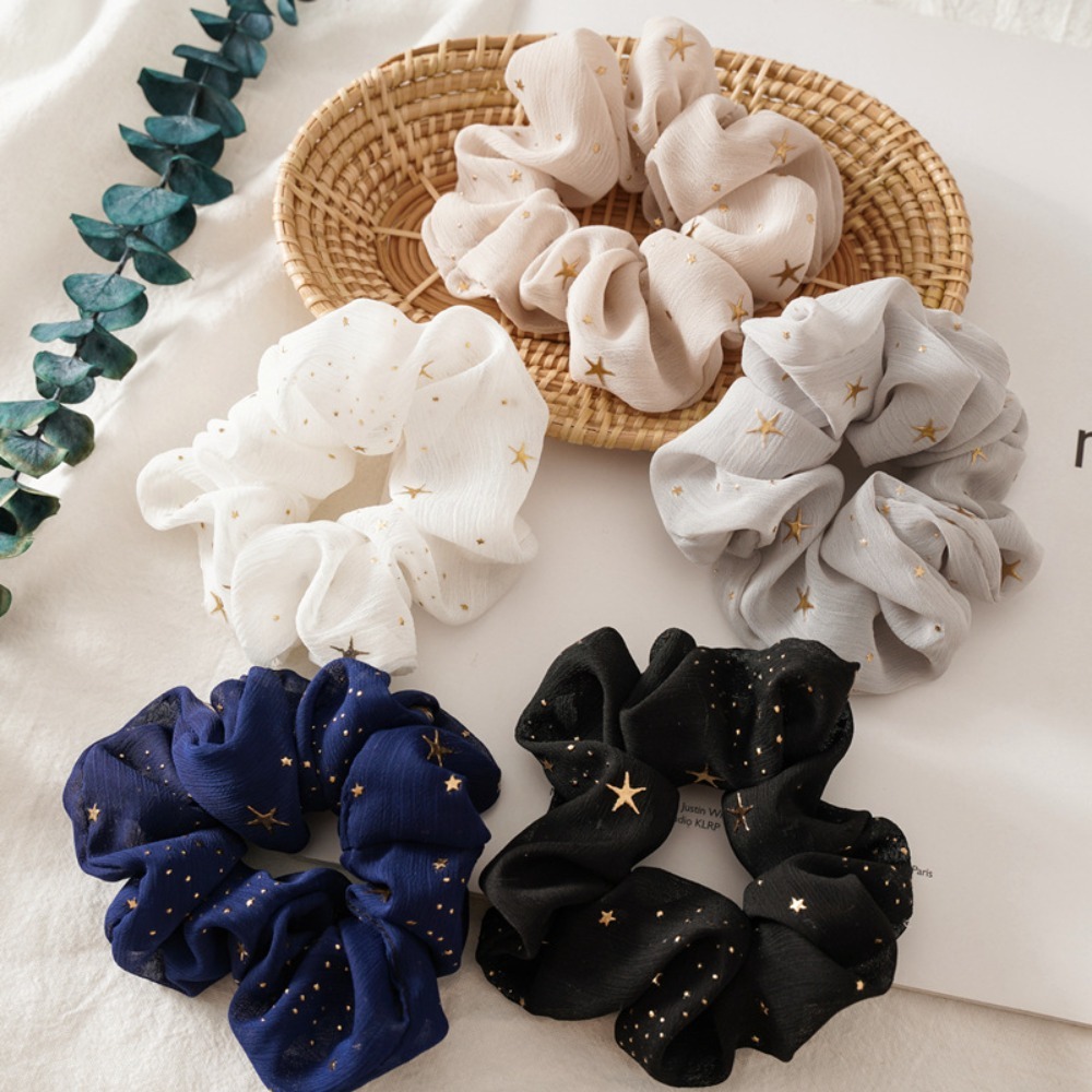 1/5 Uds. Scrunchie estampado e - Vintage Fashion Looks reseña y precio