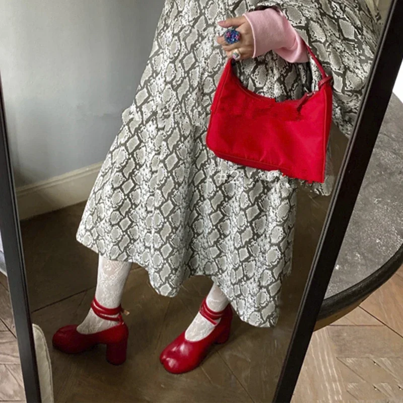 Zapatos de tacón alto de cuero - Vintage Fashion Dresses reseña y precio